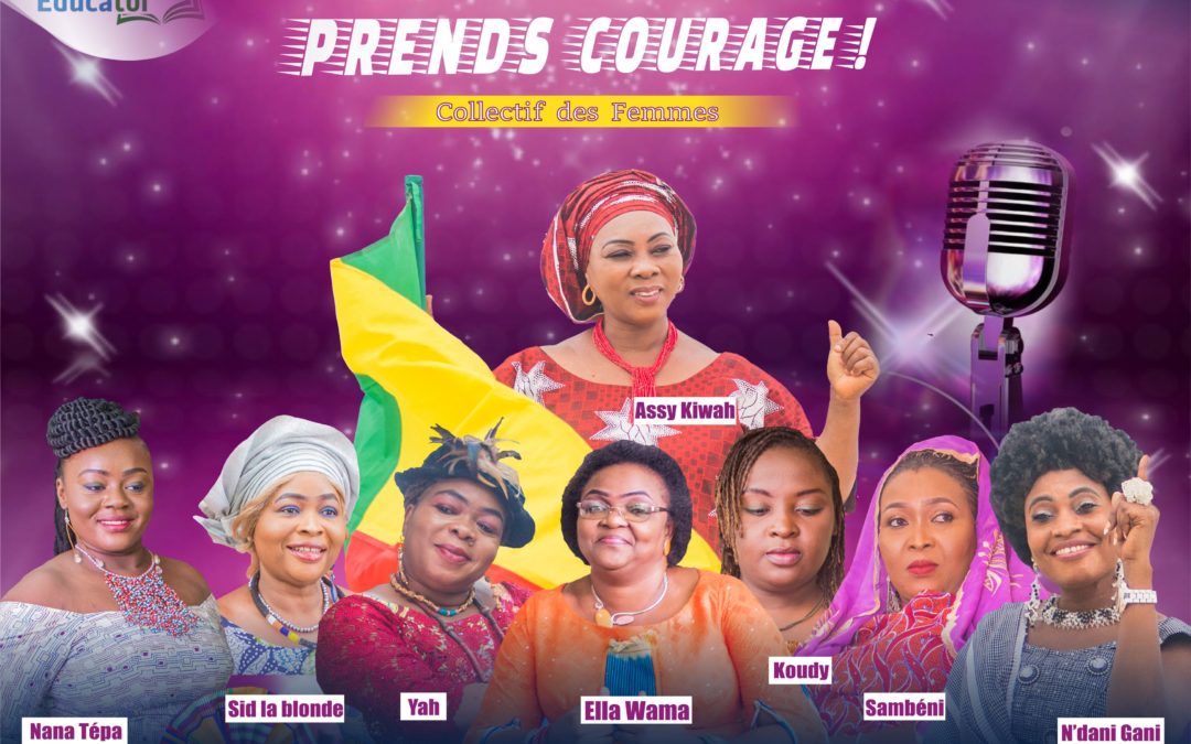 Parrainage d’un collectif de femmes artistes pour la sortie du single “Prends courage ”